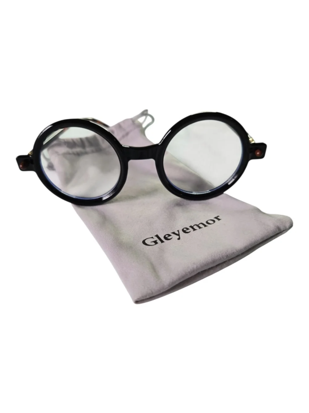 Women's Round Black Fashion Glasses